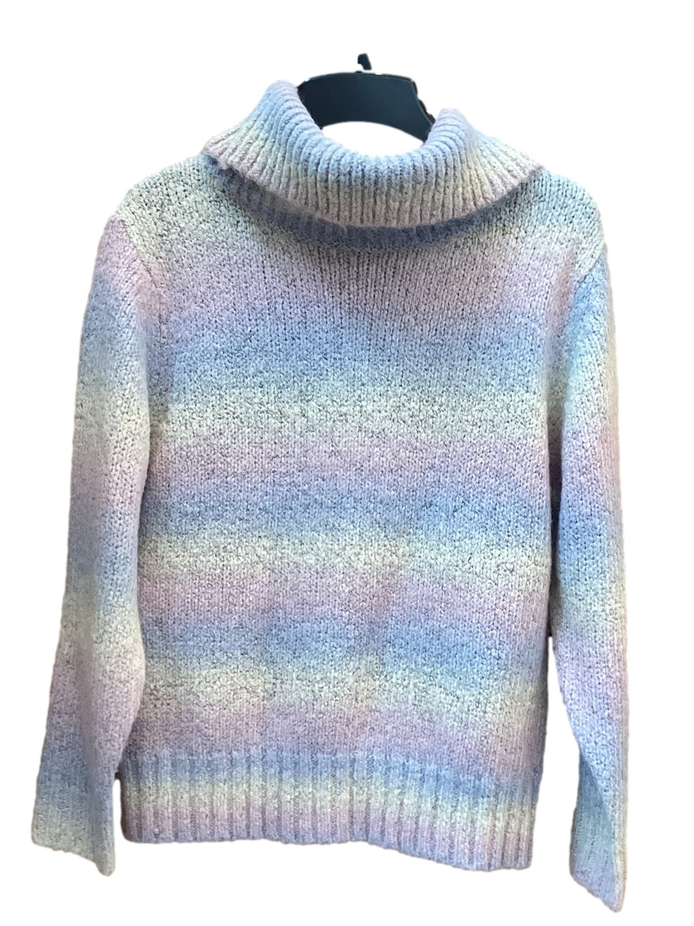 Woolrich Devona wool blend cowl neck sweater in dusk. Women’s medium